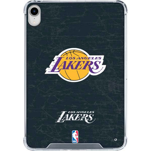 NBA Los Angeles Lakers Black Primary Logo iPad 11th Gen (2025) Clear Case