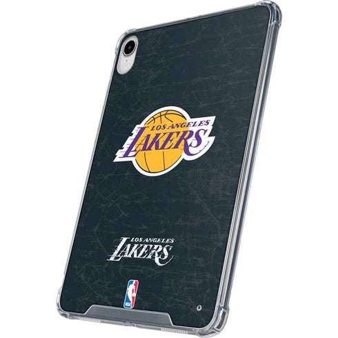 NBA Los Angeles Lakers Black Primary Logo iPad 11th Gen (2025) Clear Case