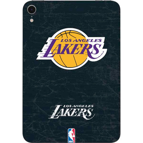 NBA Los Angeles Lakers Black Primary Logo Apple iPad Mini Skin