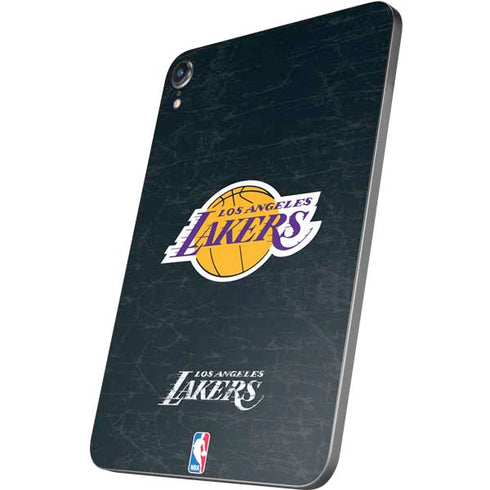 NBA Los Angeles Lakers Black Primary Logo Apple iPad Mini Skin