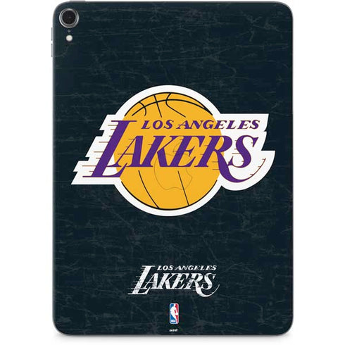NBA Los Angeles Lakers Black Primary Logo Apple iPad Pro Skin