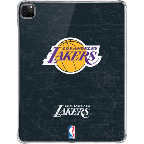 NBA Los Angeles Lakers Black Primary Logo iPad Pro 11in (2024) Clear Case