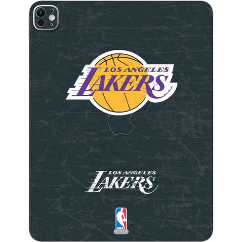 NBA Los Angeles Lakers Black Primary Logo iPad Pro 13in M4 (2024) Skin
