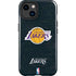NBA Los Angeles Lakers Black Primary Logo iPhone 15 Impact Case