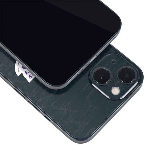NBA Los Angeles Lakers Black Primary Logo iPhone 15 Skin