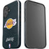 NBA Los Angeles Lakers Black Primary Logo iPhone 16 Impact Case