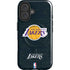 NBA Los Angeles Lakers Black Primary Logo iPhone 16 Plus Magsafe Impact Case