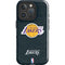NBA Los Angeles Lakers Black Primary Logo iPhone 16 Pro Impact Case