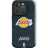NBA Los Angeles Lakers Black Primary Logo iPhone 16 Pro Impact Case
