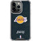 NBA Los Angeles Lakers Black Primary Logo iPhone 16 Pro Max Clear Case