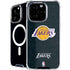 NBA Los Angeles Lakers Black Primary Logo iPhone 16 Pro Max MagSafe Case