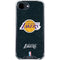 NBA Los Angeles Lakers Black Primary Logo iPhone 16e Clear Case