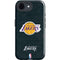 NBA Los Angeles Lakers Black Primary Logo iPhone 16e Impact Case