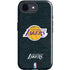 NBA Los Angeles Lakers Black Primary Logo iPhone 16e Impact Case