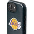 NBA Los Angeles Lakers Black Primary Logo iPhone 16e Impact Case