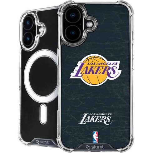 NBA Los Angeles Lakers Black Primary Logo iPhone 17 MagSafe Case