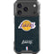 NBA Los Angeles Lakers Black Primary Logo iPhone 18 Pro Clear Case