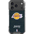 NBA Los Angeles Lakers Black Primary Logo iPhone 18 Pro Clear Case