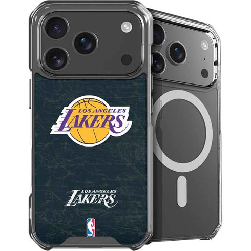 NBA Los Angeles Lakers Black Primary Logo iPhone 18 Pro MagSafe Case