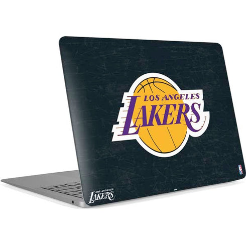 NBA Los Angeles Lakers Black Primary Logo Apple MacBook Air Skin