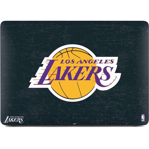 NBA Los Angeles Lakers Black Primary Logo Apple MacBook Air Skin
