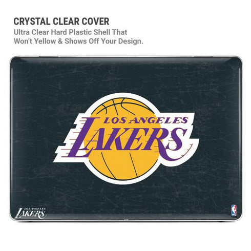 NBA Los Angeles Lakers Black Primary Logo MacBook Pro 14in (2021-24) Case plus Skin