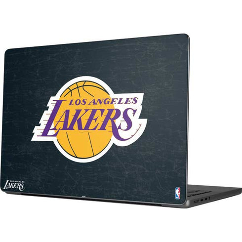 NBA Los Angeles Lakers Black Primary Logo Apple MacBook Pro 14-inch Skin