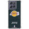 NBA Los Angeles Lakers Black Primary Logo Moto G 5G (2025) Clear Case