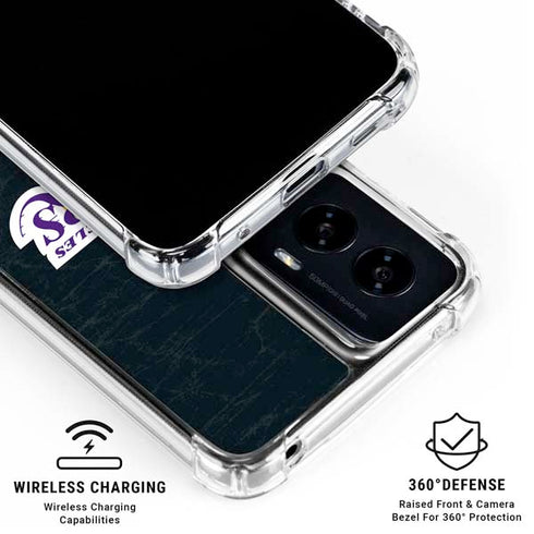 NBA Los Angeles Lakers Black Primary Logo Moto G Power 5G (2024) Clear Case