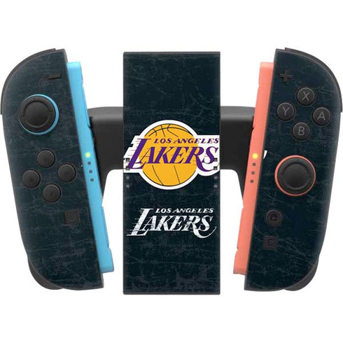 NBA Los Angeles Lakers Black Primary Logo Nintendo Switch 2 (2025) Joy-Con Controller Skin