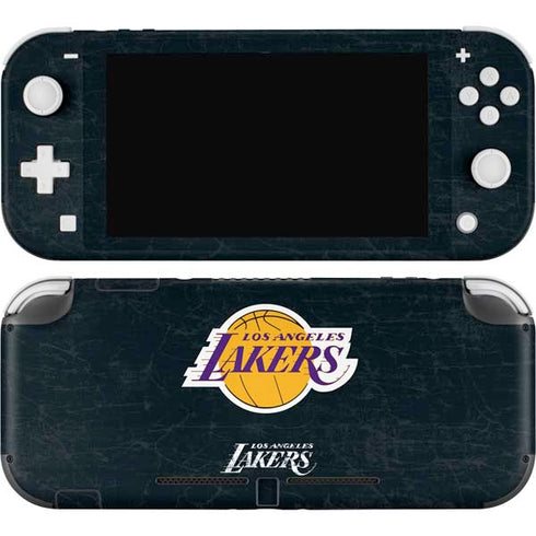 NBA Los Angeles Lakers Black Primary Logo Nintendo Switch Lite Skin