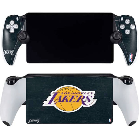 NBA Los Angeles Lakers Black Primary Logo PlayStation Portal Remote Player Skin