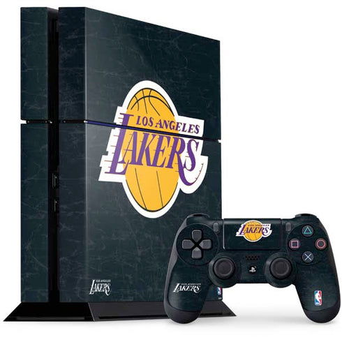 NBA Los Angeles Lakers Black Primary Logo PlayStation PS4 Skins