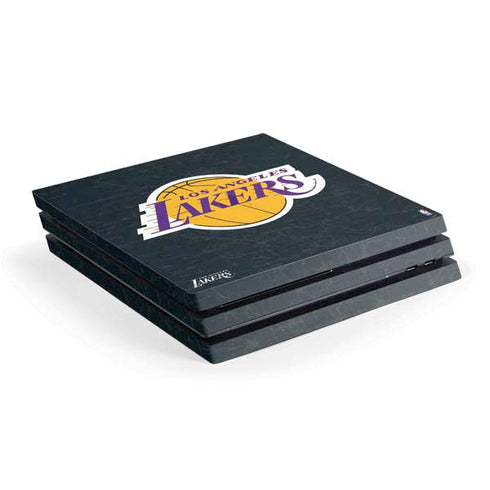 NBA Los Angeles Lakers Black Primary Logo PlayStation PS4 Skins