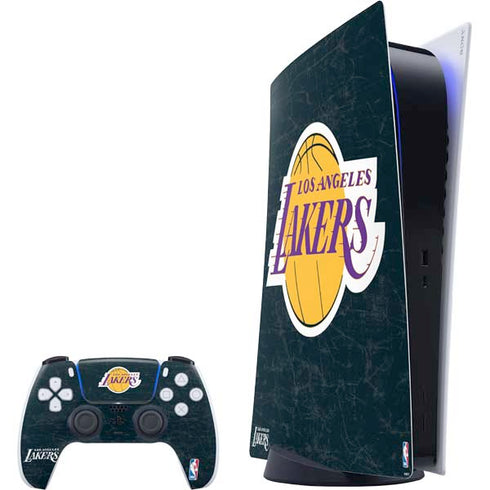 NBA Los Angeles Lakers Black Primary Logo PlayStation PS5 Skins