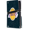 NBA Los Angeles Lakers Black Primary Logo PS5 Pro Disk Console Skin