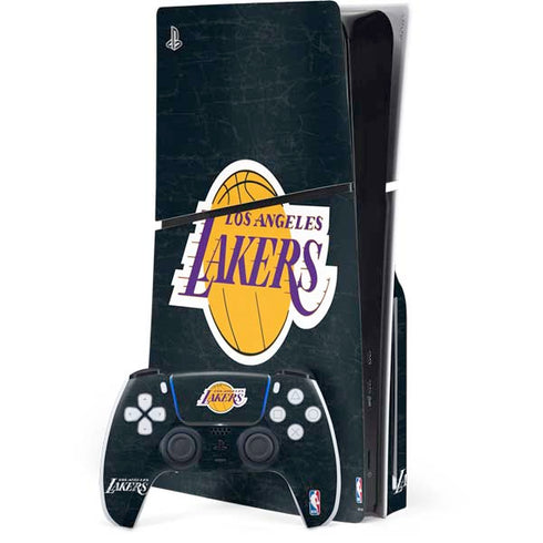 NBA Los Angeles Lakers Black Primary Logo PlayStation PS5 Skins