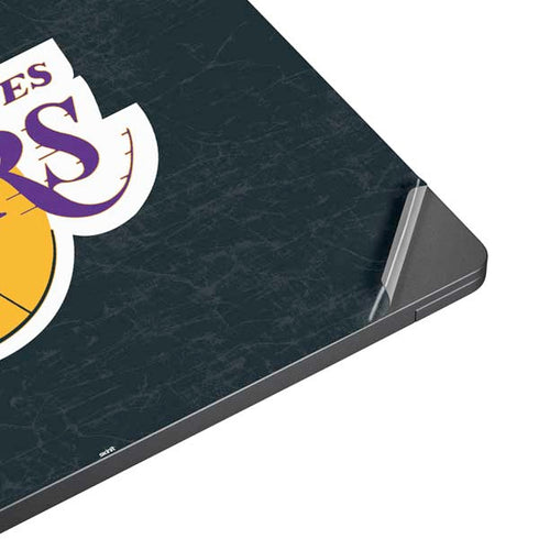 NBA Los Angeles Lakers Black Primary Logo Surface Laptop 7 15in Skin