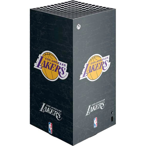 NBA Los Angeles Lakers Black Primary Logo XBox Series X Digital Edition Console Skin