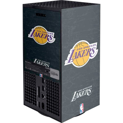 NBA Los Angeles Lakers Black Primary Logo XBox Series X Digital Edition Console Skin