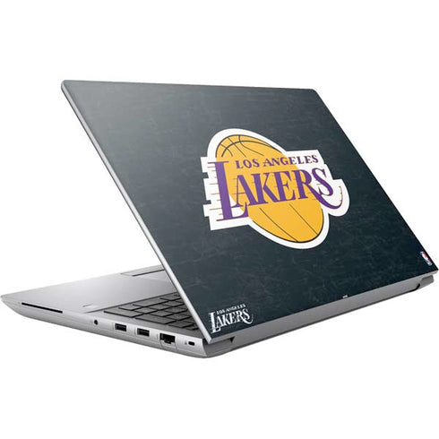 NBA Los Angeles Lakers Black Primary Logo HP ZBook Fury 16 G10 Skin