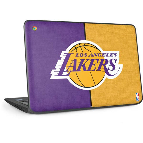 NBA Los Angeles Lakers Canvas HP Chromebook Skin