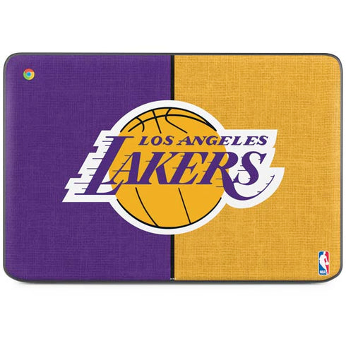 NBA Los Angeles Lakers Canvas HP Chromebook Skin
