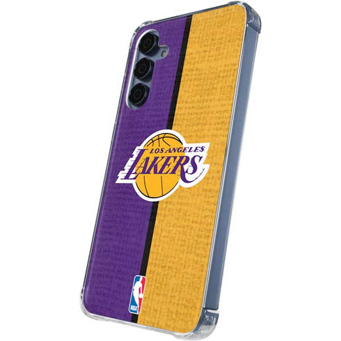 NBA Los Angeles Lakers Canvas Galaxy A35 5G Clear Case