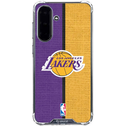 NBA Los Angeles Lakers Canvas Galaxy A36 5G Clear Case