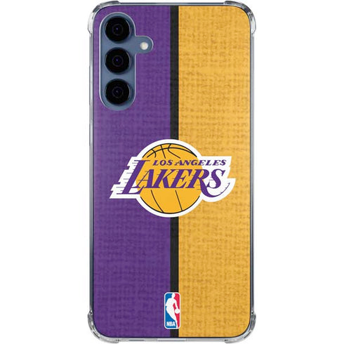 NBA Los Angeles Lakers Canvas Galaxy A55 5G Clear Case