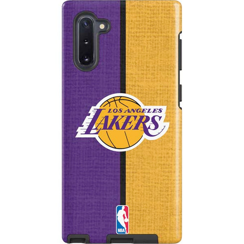 NBA Los Angeles Lakers Canvas Galaxy Cases