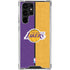 NBA Los Angeles Lakers Canvas Galaxy S23 Ultra Clear Case