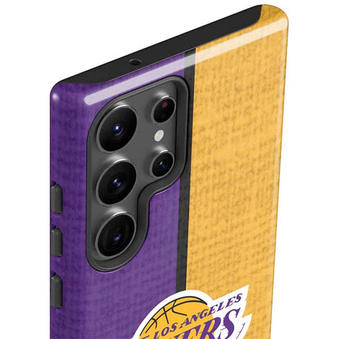 NBA Los Angeles Lakers Canvas Galaxy S23 Ultra Pro Case