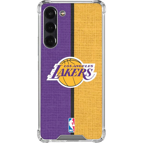 NBA Los Angeles Lakers Canvas Galaxy S24 FE Clear Case